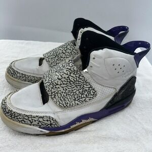 Air Jordan Son Of Mars Club Purple Grey 512245-106 Nike Mens 2011 Size 11 *READ*